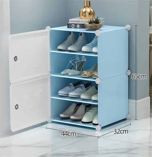 Estantes de zapatos, armarios de tela